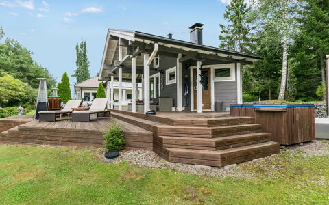 Villa Jokiranta: Wood, Cottage, Home, Log Cabin, Lumber, Siding, Hardwood, Natural Material, Garden Buildings, Hut