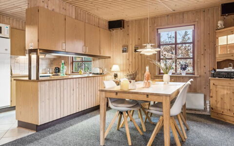 Niyazi - 770M from the Sea: Wood, Interior Design, Kitchen, Ceiling, Furniture, Home, Light Fixture, Room, Kitchen & Dining Room Table, Hardwood