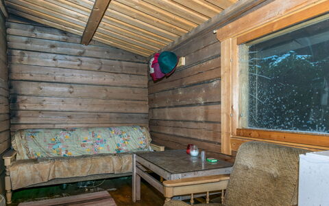 Villa Kipinä: Furniture, Interior Design, Flooring, Floor, Table, Ceiling, Kitchen & Dining Room Table, Lighting, Chair, Home
