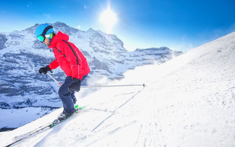 Haus Arabelle Apt.4: Sky, Snow, Mountain, Sports Equipment, Slope, Cloud, Outdoor Recreation, Terrain