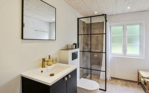 Hila: Flooring, Interior Design, Floor, Plumbing Fixture, Bathroom, Plumbing, Toilet, Door, Room, Bathroom Cabinet