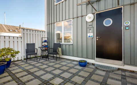 Monja - 50M from the Sea: House, Home, Door, Roof, Cottage, Estate, Garden, Shade, Siding, Yard