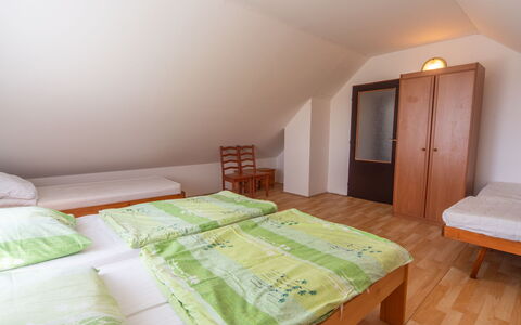 Smrž: Wood, Bedroom, Bed, Floor, Bed Sheet, Bedding, Flooring, Bed Frame, Linens, Ceiling
