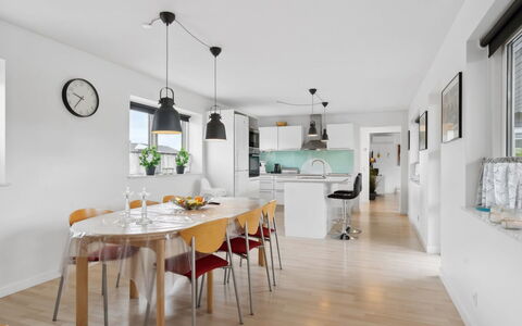 Edo - 575M from the Sea: Furniture, Interior Design, Flooring, Floor, Ceiling, Room, Chair, Table, Apartment, Kitchen & Dining Room Table