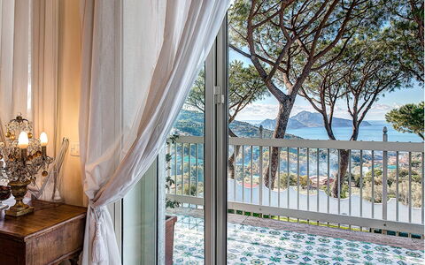 Villa Il Sole Di Sorrento: Building, Window, Water, Lighting, Plant, Shade, Sky, Tree, Wood, Interior Design