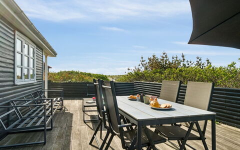 Baarde - 60M from the Sea: Roof, Home, Door, Cottage, Shade, Siding, Yard, Estate, Backyard