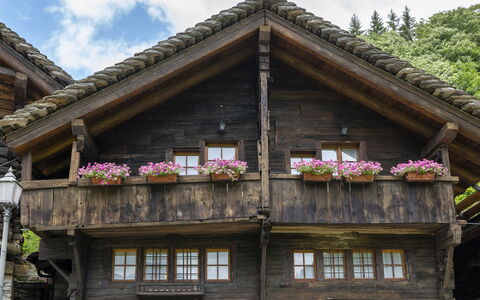 Incanto Walser Apartments Testa: Flower, Plant, Property, Cloud, Window, Sky, Building, Tree, Wood, Temple