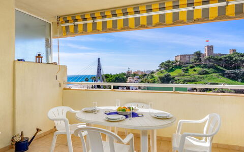Fuengirola 605: Table, Furniture, Property, Sky, Cloud, Building, Window, Chair, Plant, Interior Design