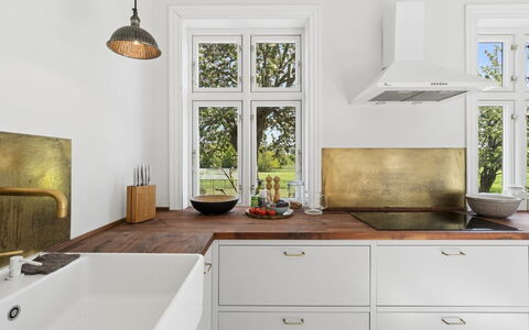 Antonina - 1.5Km from the Sea: Kitchen, Flooring, Interior Design, Countertop, Cabinetry, Kitchen Appliance, Plumbing Fixture, Tap, Light Fixture
