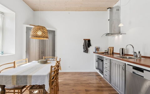 Antonina - 1.5Km from the Sea: Flooring, Kitchen, Wood, Interior Design, Furniture, Countertop, Ceiling, Floor, Light Fixture, Cabinetry