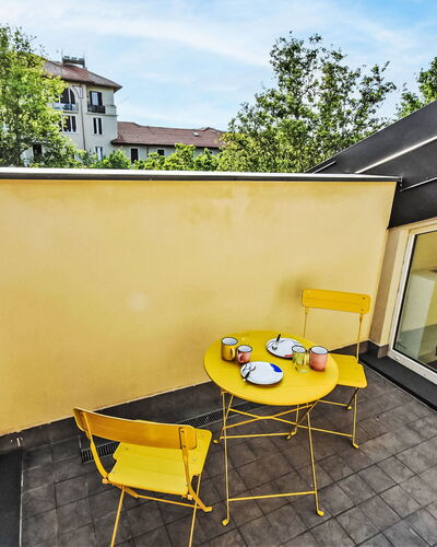 White Attic Terrace