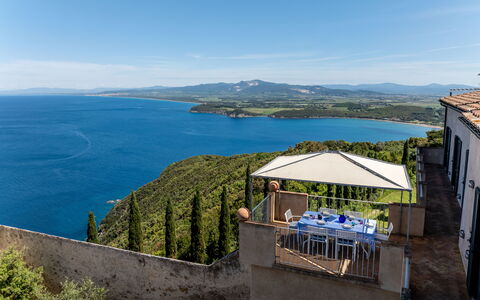 Sunset Sea View, Baratti, Populonia, Wifi, Ac: Blue, Body Of Water, Horizon, Coastal And Oceanic Landforms, Coast, Sea, Ocean, Lake, Bay