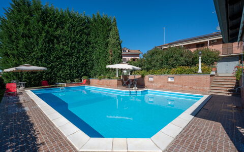 La Casa del Nonno: Swimming Pool, Resort, Composite Material, Outdoor Furniture, Water Feature, Eco Hotel, Umbrella, Hacienda, Shade, Sunlounger
