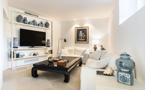 Villa Demar: Furniture, Property, Picture Frame, Building, Comfort, Couch, Interior Design, House, Table, Flooring