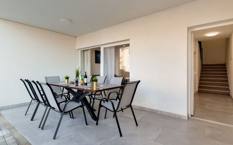 Tica: Table, Furniture, Chair, Window, Wood, Kitchen & Dining Room Table, Plant, Interior Design, Building