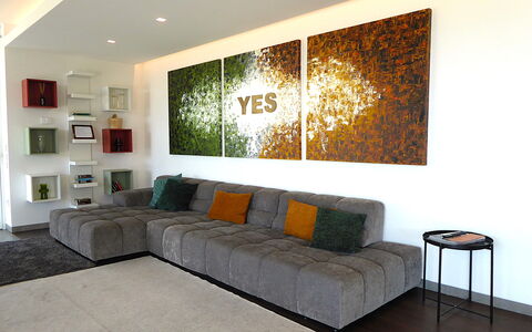 Stima Home, Padova, Pool, Ac: Furniture, Interior Design, Flooring, Floor, Wall, Couch, Wood, Living Room, Textile, Room