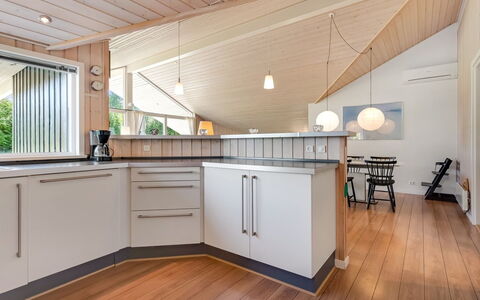 Anca - 450M from the Sea: Interior Design, Flooring, Wood, Wood Flooring, Ceiling, Floor, Furniture, Kitchen, Light Fixture, Countertop