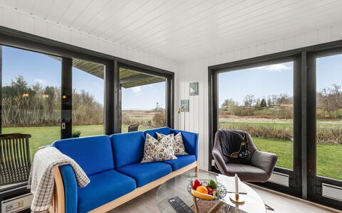 Jule - 1.3Km to the Fjord: Interior Design, Living Room, Ceiling, Couch, Hardwood, Wood Stain, Chair, Design, Plank