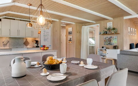 Annaline - 10Km from the Sea: Interior Design, Furniture, Wood, Flooring, Ceiling, Light Fixture, Kitchen, Room, Floor, Countertop