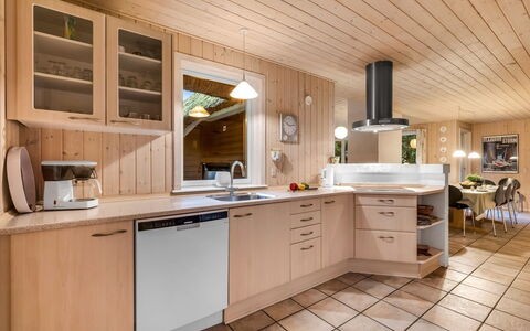 Mart - 1.6Km from the Sea: Kitchen, Interior Design, Wood, Countertop, Flooring, Ceiling, Furniture, Cabinetry, Floor, Light Fixture