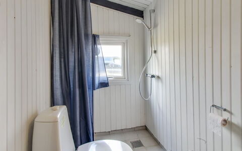 Scarlett - 300M from the Sea: Wood, Floor, Flooring, Plumbing Fixture, Ceiling, Toilet, Plumbing, Bathroom, Curtain, Tap