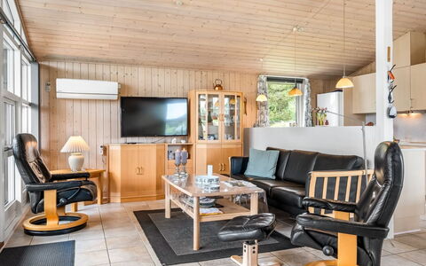 Nadia - 1.7Km from the Sea: Furniture, Wood, Interior Design, Flooring, Couch, Living Room, Ceiling, Room, Lighting, Floor