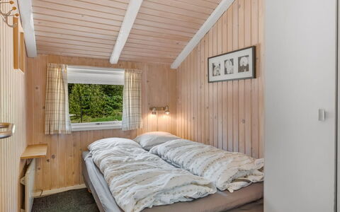 Valpuri - 1.3Km to the Fjord: Wood, Bedroom, Bed, Home, Bed Sheet, Bedding, House, Bed Frame, Ceiling, Cottage