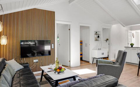 Famke - 1Km from the Sea: Furniture, Interior Design, Couch, Flooring, Wall, Wood, Ceiling, Floor, Living Room, Room