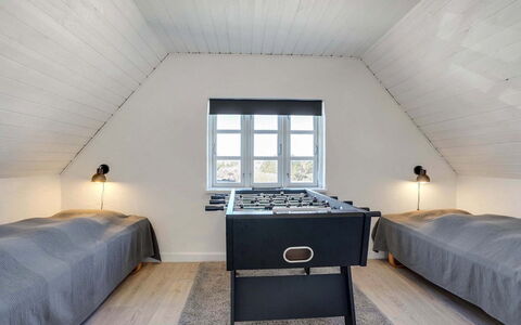 Domnika - 350M from the Sea: Flooring, Wood, Furniture, Floor, Interior Design, Ceiling, Bedroom, Attic, Lighting, Bed