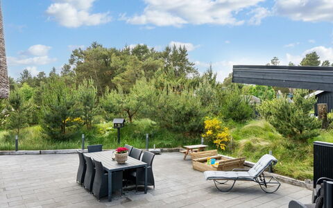 Rasmina - 1.2Km from the Sea: Shrub, Furniture, Outdoor Furniture, Land Lot, Garden, Chair, Shade, Landscaping, Backyard