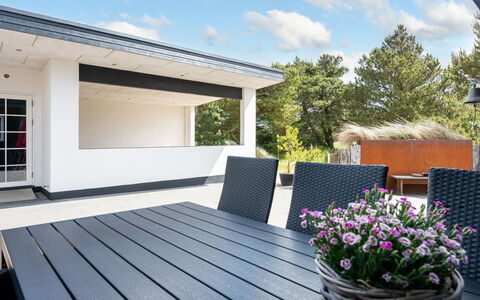 Rasmina - 1.2Km from the Sea: Wood, Furniture, Outdoor Furniture, Floor, Deck, Wood Flooring, Porch, Home, Composite Material, Chair