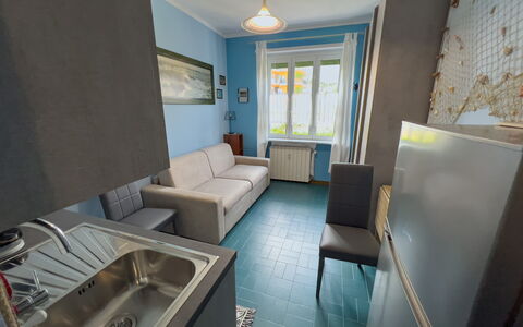 Casa Carlotta - San Bartolomeo Al Mare: Furniture, Property, Sink, Interior Design, Chair, Couch, Floor, Flooring, House