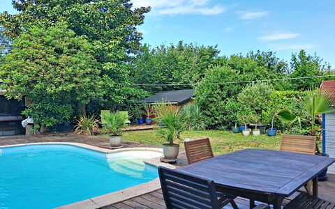 Mayne: Blue, Swimming Pool, Outdoor Furniture, Furniture, Shade, Garden, Resort, Chair, Eco Hotel, Backyard
