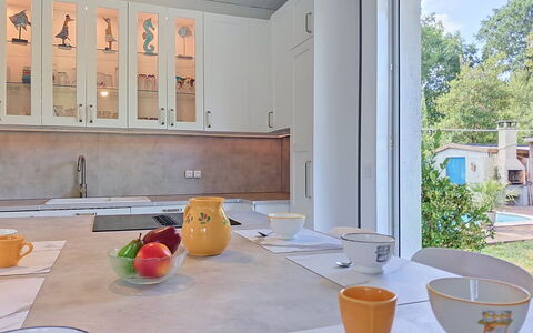 Mayne: Furniture, Interior Design, Kitchen, Countertop, Wood, Flooring, Room, Kitchen Appliance, Home, Floor