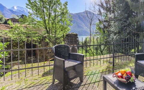 Casa sul Torrente: Furniture, Chair, Mountain Range, Outdoor Furniture, Balcony, Valley, Eco Hotel, Houseplant, Fence, Resort