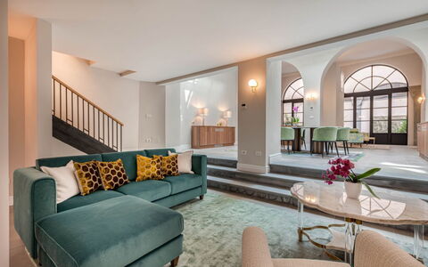 Duomo Penthouse Luxury Apartment In Florence By Pa: Furniture, Property, Table, Plant, Couch, Window, Houseplant, Living Room, Interior Design, Comfort