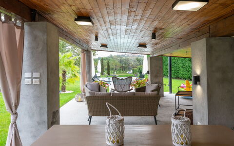 Castell' Alfero 100: Property, Furniture, Table, Plant, Building, Chair, Wood, Interior Design, Living Room, Shade