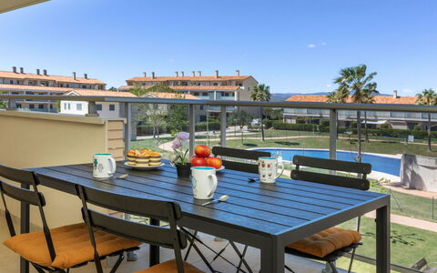 Dama: Property, Water, Sky, Interior Design, Building, Swimming Pool, Leisure, Shade, Tree, Condominium