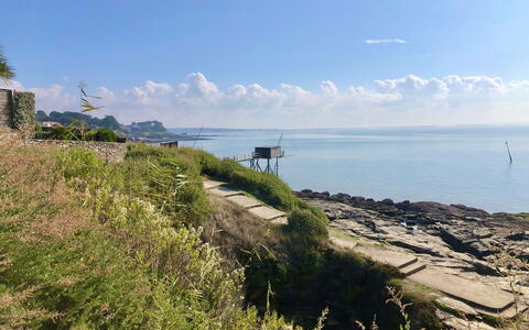 Pornic 420: Blue, Water, Horizon, Coast, Coastal And Oceanic Landforms, Sea, Ocean, Shore, Tropics, Beach