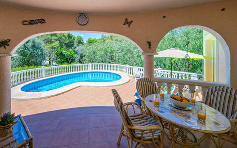 Casa Barbara: Property, Plant, Table, Swimming Pool, Interior Design, Shade, Outdoor Furniture, Chair, Water, Real Estate