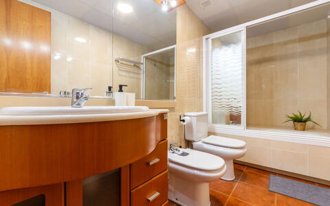 Cal 5Inc: Mirror, Plumbing Fixture, Tap, Sink, Property, Bathroom Sink, Bathroom, Building, Toilet, Interior Design