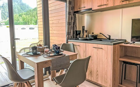 Fischbachau - Schliersee 200: Table, Furniture, Property, Cabinetry, Chair, Wood, Interior Design, Flooring, Floor, Kitchen