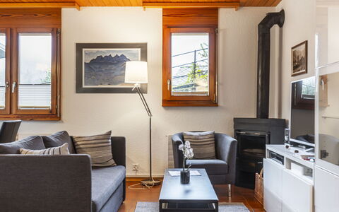 Pavillons a: Furniture, Picture Frame, Window, Comfort, Table, Building, Couch, Lighting, Interior Design, Wood