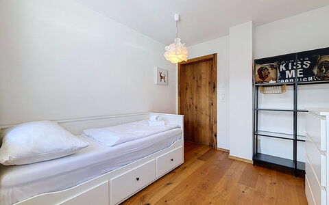 Skyline Retreat: Furniture, Bed, Interior Design, Bedroom, Wall, Floor, Flooring, Wood, Room, Ceiling