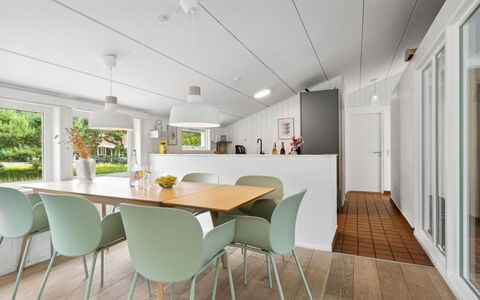 Maritha - 400M from the Sea: Interior Design, Flooring, Furniture, Floor, Wood, Ceiling, Kitchen & Dining Room Table, Wood Flooring, Dining Room, Table