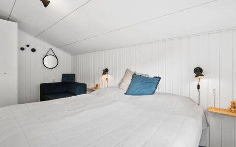 Maritha - 400M from the Sea: Wood, Bedroom, Interior Design, Flooring, Floor, Bed, Ceiling, Bed Sheet, Bedding, Linens