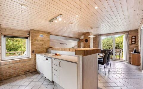 Dorithea - 1.3Km from the Sea: Flooring, Kitchen, Countertop, Interior Design, Wood, Furniture, Ceiling, Floor, Cabinetry, Room
