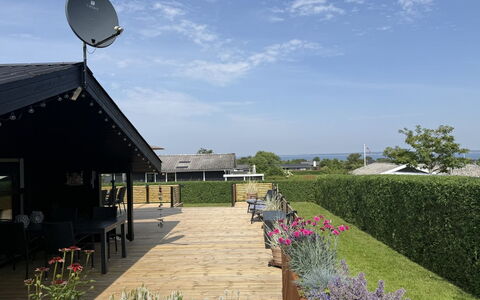 Ofrath - 350M to the Fjord: Roof, Home, Land Lot, Cottage, Shade, Garden, Porch, Yard, Landscaping, Estate