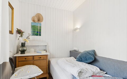 Zekine - 200M from the Sea: Interior Design, Furniture, Wall, Flooring, Bedroom, Wood, Floor, Bed, Ceiling, Room