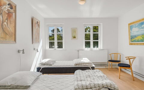Ejnarine - 600M to the Fjord: Furniture, Interior Design, Bed, Flooring, Floor, Wall, Bedroom, Wood, Ceiling, Bedding